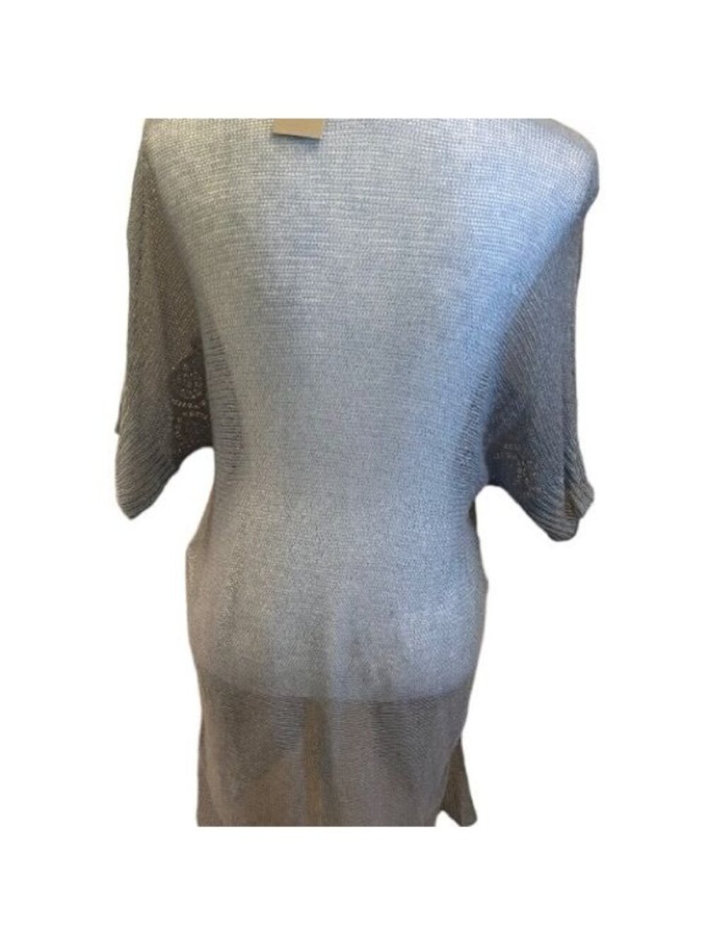 Chico’s Sweater Larkyn Lace Cardigan Western Bluebird Color Small Chico’s 0 NWT - Picture 5 of 13